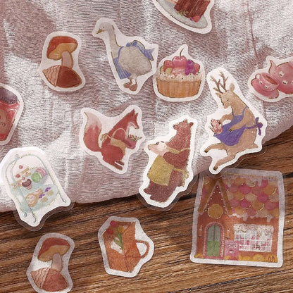 BGM Fantasy Shopping Arcade Foiled Flake Stickers - Confectionery Café