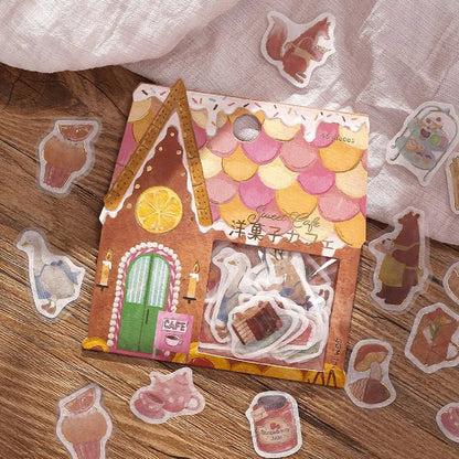 BGM Fantasy Shopping Arcade Foiled Flake Stickers - Confectionery Café