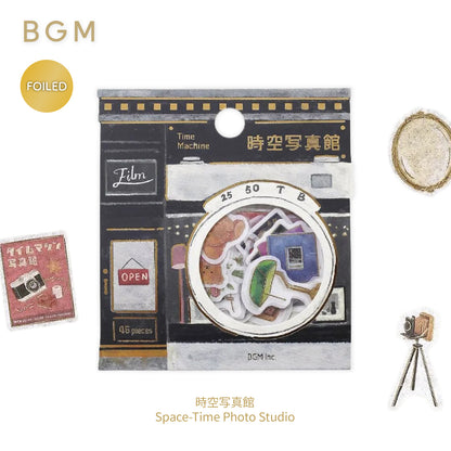 BGM Fantasy Shopping Arcade Foiled Flake Stickers - Space-Time Photo Studio