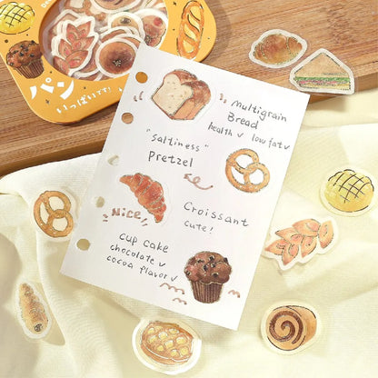 BGM IPPAI Foiled Flake Seal Stickers - Full of Bread