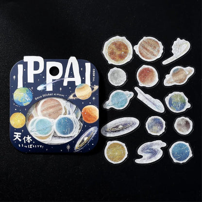 BGM IPPAI Foiled Flake Seal Stickers - Full of Celestial Bodies