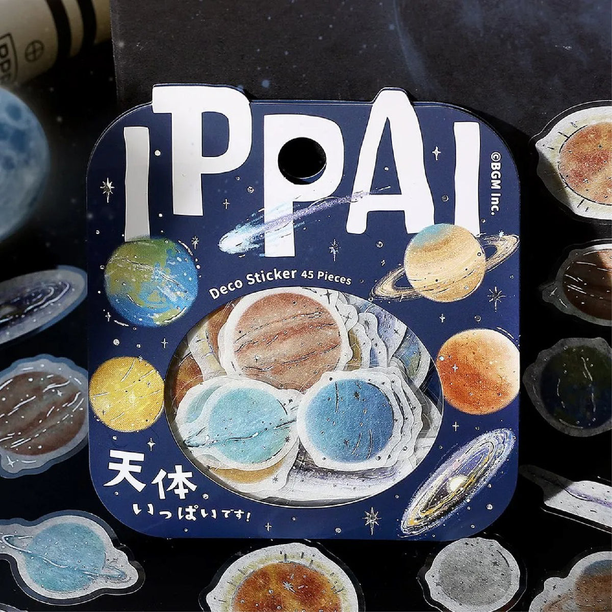 BGM IPPAI Foiled Flake Seal Stickers - Full of Celestial Bodies