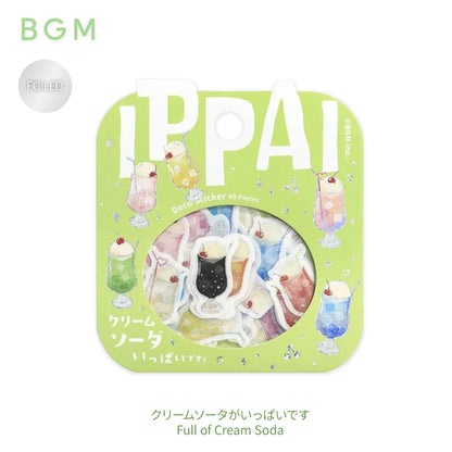 BGM IPPAI Foiled Flake Seal Stickers vol3- Full of Cream Soda