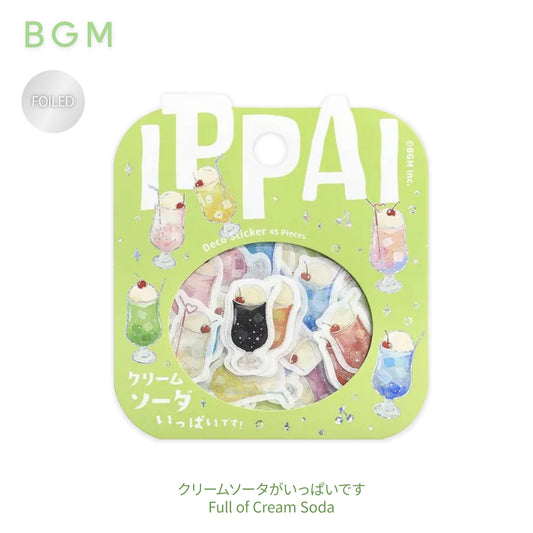 BGM IPPAI Foiled Flake Seal Stickers vol3- Full of Cream Soda