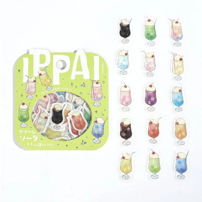BGM IPPAI Foiled Flake Seal Stickers vol3- Full of Cream Soda