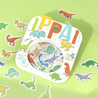 BGM IPPAI Foiled Flake Seal Stickers vol3- Full of Dinosaurs