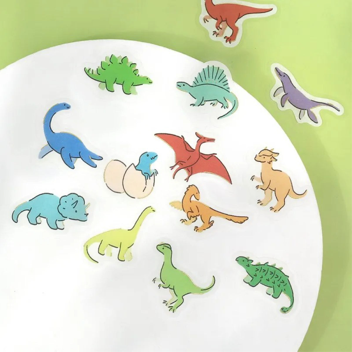 BGM IPPAI Foiled Flake Seal Stickers vol3- Full of Dinosaurs