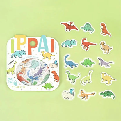 BGM IPPAI Foiled Flake Seal Stickers vol3- Full of Dinosaurs