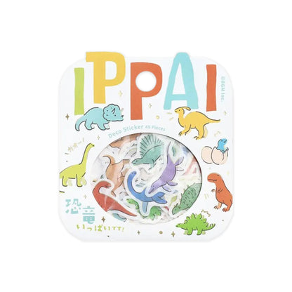 BGM IPPAI Foiled Flake Seal Stickers vol3- Full of Dinosaurs