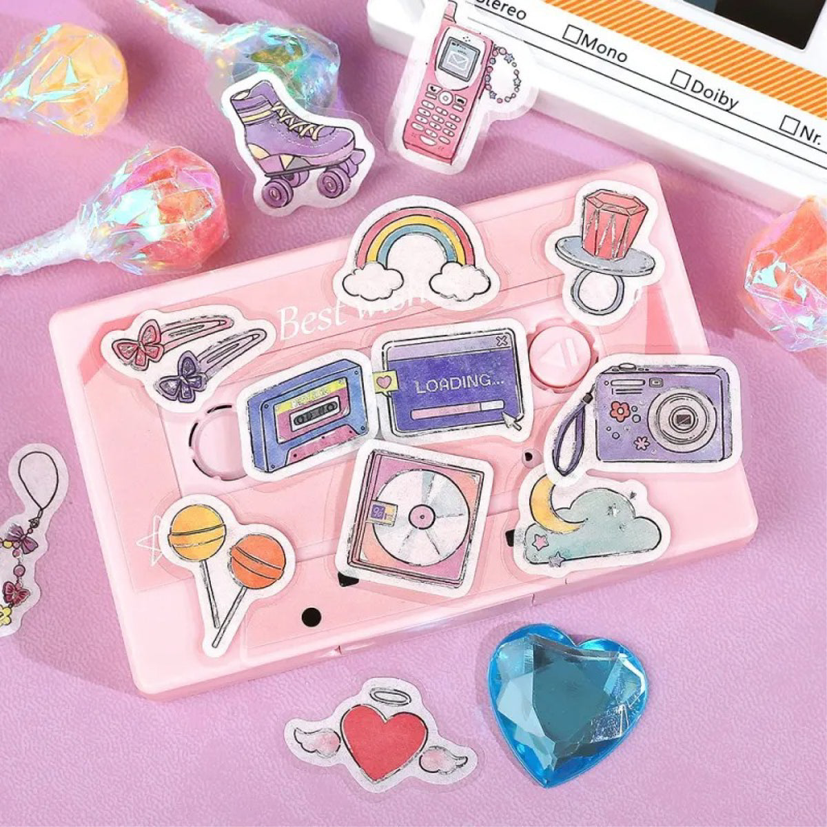 BGM IPPAI Foiled Flake Seal Stickers vol3- Full of New Retros