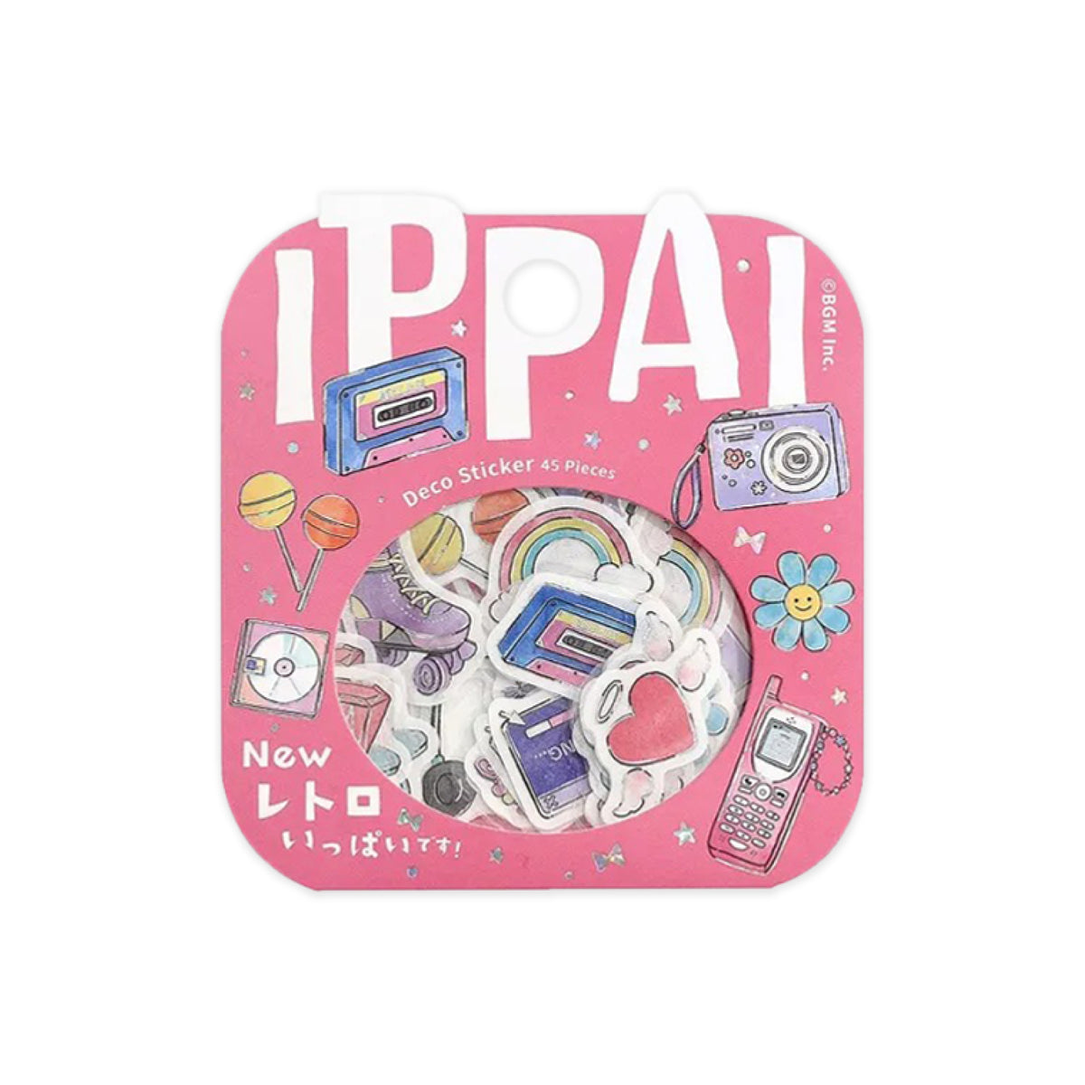 BGM IPPAI Foiled Flake Seal Stickers vol3- Full of New Retros