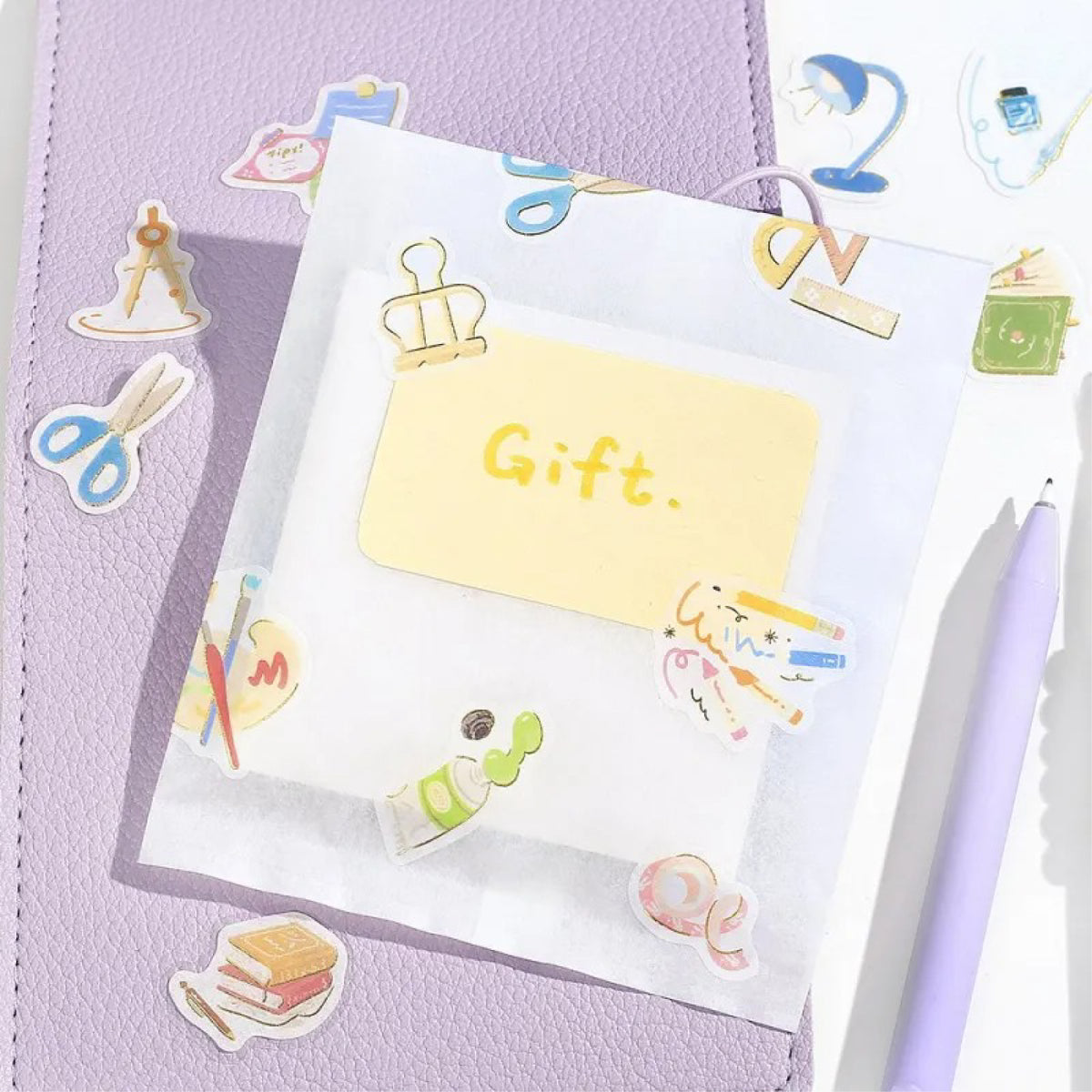 BGM IPPAI Foiled Flake Seal Stickers vol3- Full of Stationery