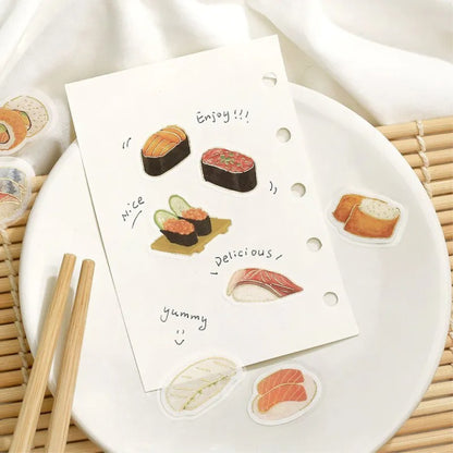 BGM IPPAI Foiled Flake Seal Stickers vol3- Full of Sushi