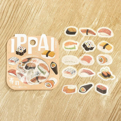 BGM IPPAI Foiled Flake Seal Stickers vol3- Full of Sushi