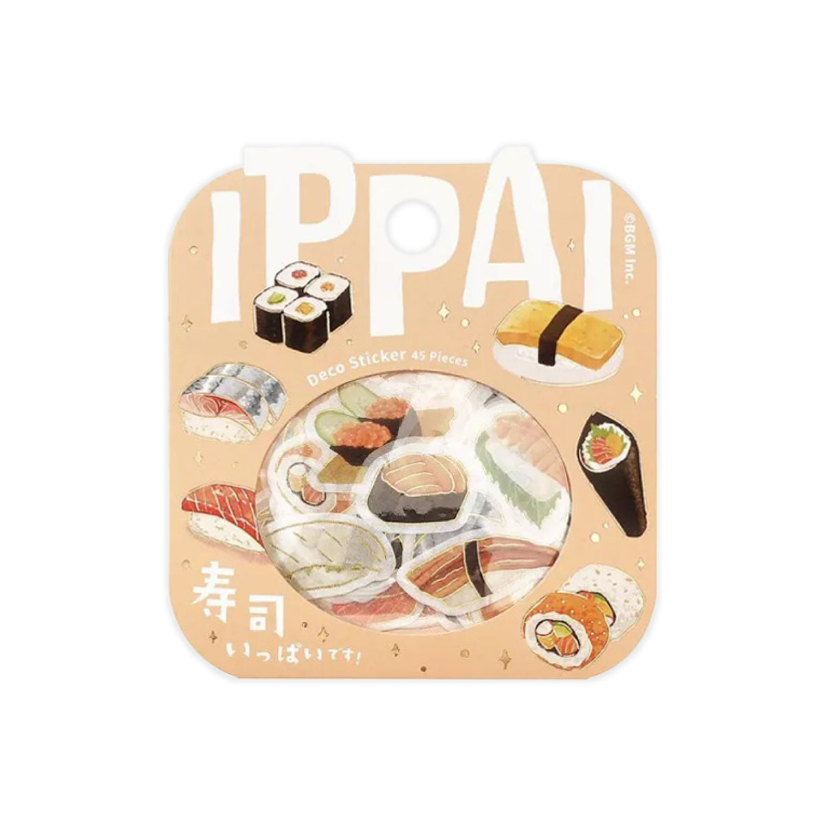 BGM IPPAI Foiled Flake Seal Stickers vol3- Full of Sushi
