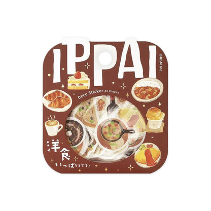 BGM IPPAI Foiled Flake Seal Stickers vol3- Full of Western Food
