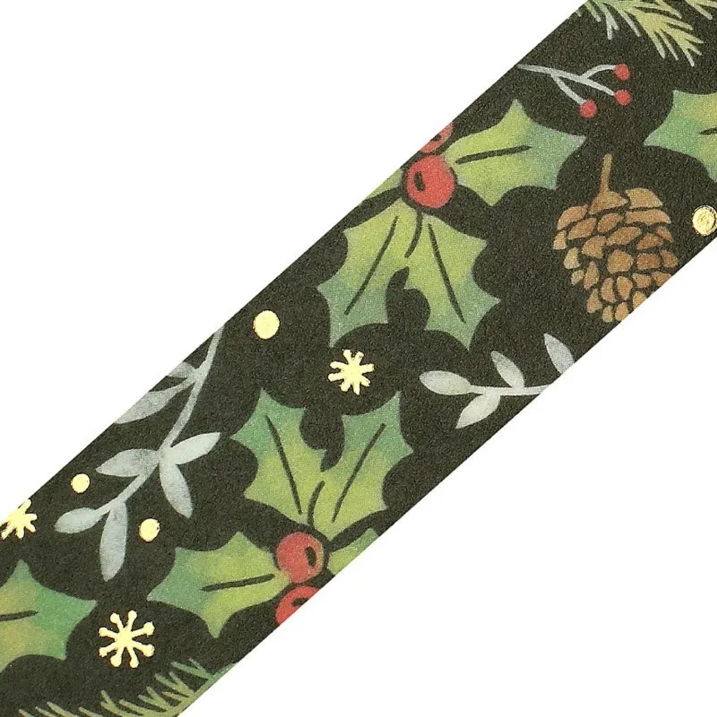 BGM Goldfoiled Christmas Washi Tape 2024 Limited Edition 20mm - Botanic