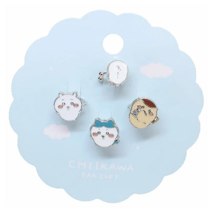 Chiikawa Ear Accessory  - Chiikawa, Hachiware & Kuri-Manju Ear Cuff Set