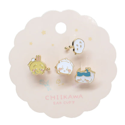 Chiikawa Ear Accessory  - Usagi, Chiikawa & Hachiware Ear Cuff Set