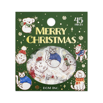 BGM Christmas Foiled Flake Stickers 2024 Limited Edition -  Christmas Knit