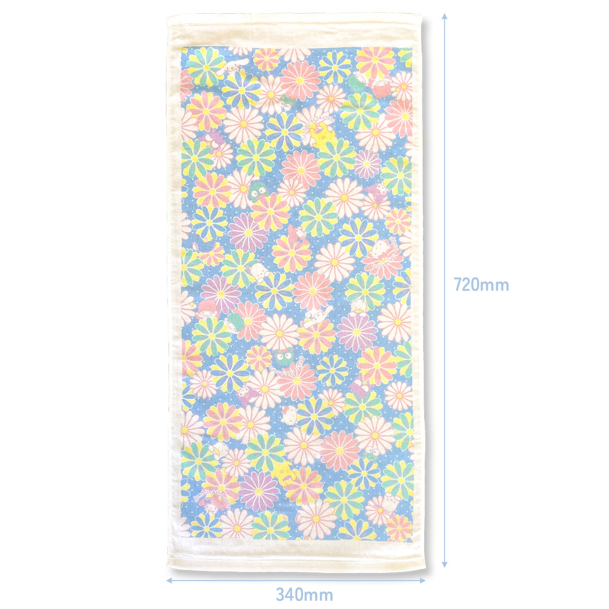 Sanrio Traditional Japanese Towel 34x72cm - Chrysanthemum