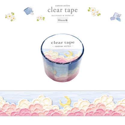 Mind Wave Clear Tape Canvas 30mm×3m - Dawn