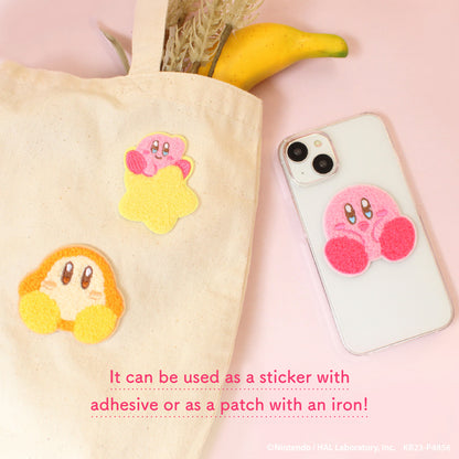 Kirby Moco Moco Fluffy Embroidery Sticker Patch - Kirby