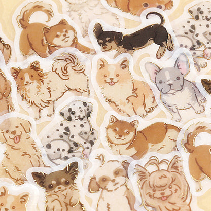 BGM IPPAI Foiled Flake Stickers - Full of Dogs