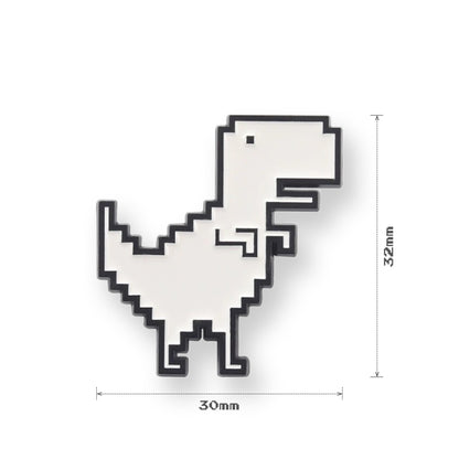 Google Chrome Dinosaur Dino Enamel Pin