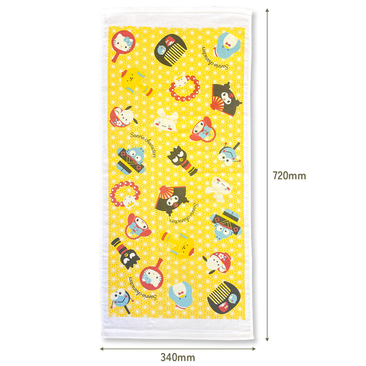 Sanrio Traditional Japanese Towel 34x72cm - Japanese Toys