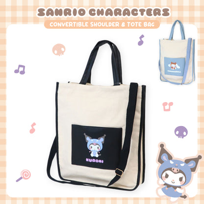 Sanrio Convertible Shoulder & Tote Bag - Kuromi