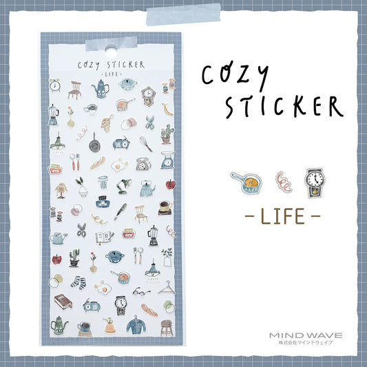 Mind Wave Cozy Stickers - Life