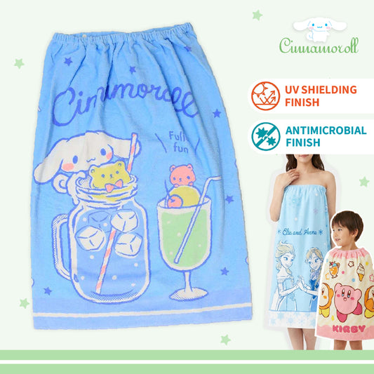 Marushin Bath Body Wrap Towel 80cm - Cinnamoroll