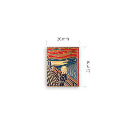 Masterpieces Enamel Pin - The Scream by Edvard Munch