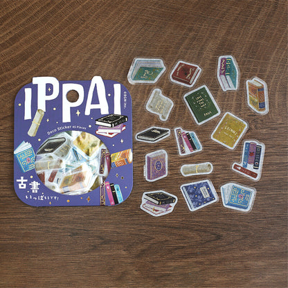 BGM IPPAI Foiled Flake Stickers - Full of Old Books