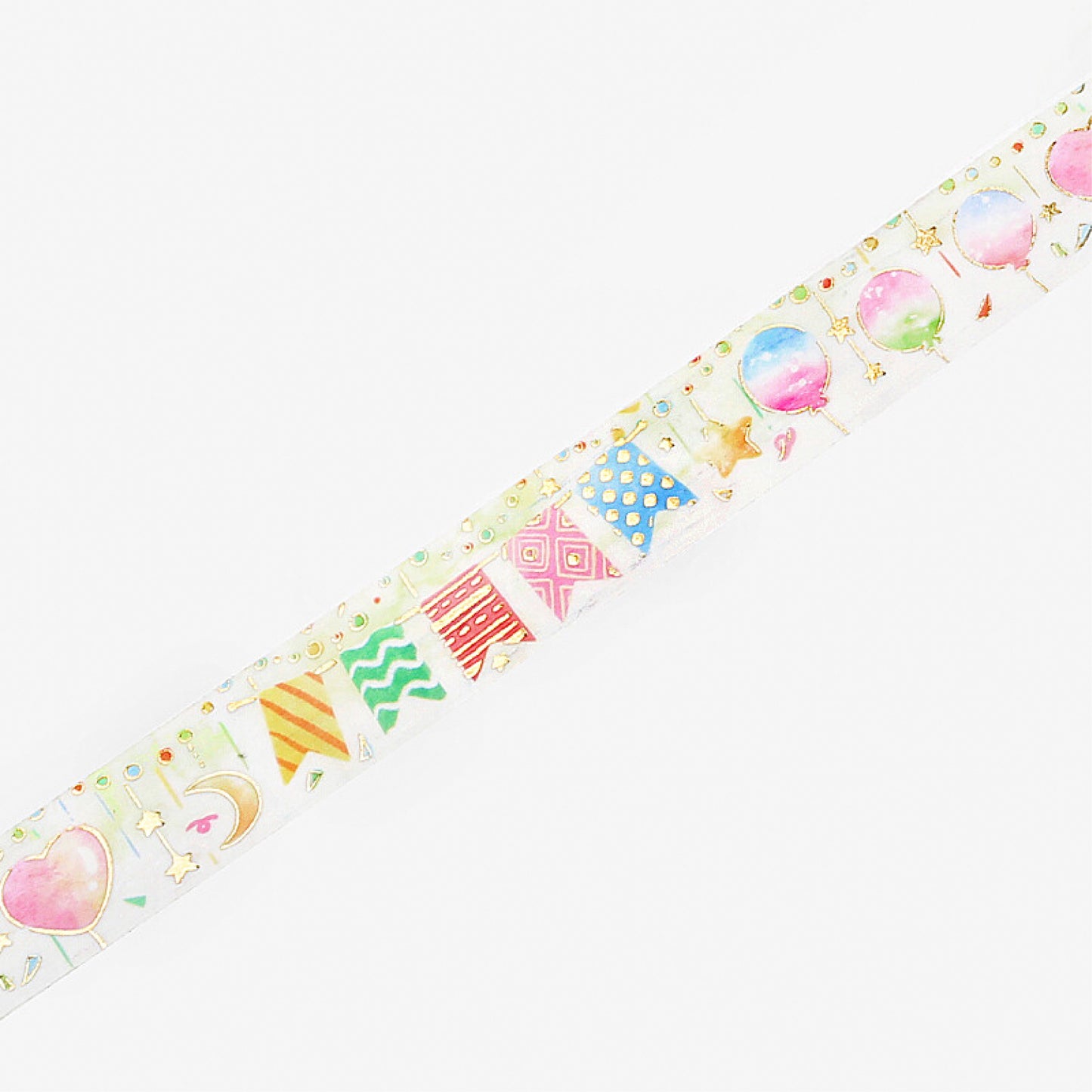 BGM LIFE Goldfoiled Washi Tape - Party Garland