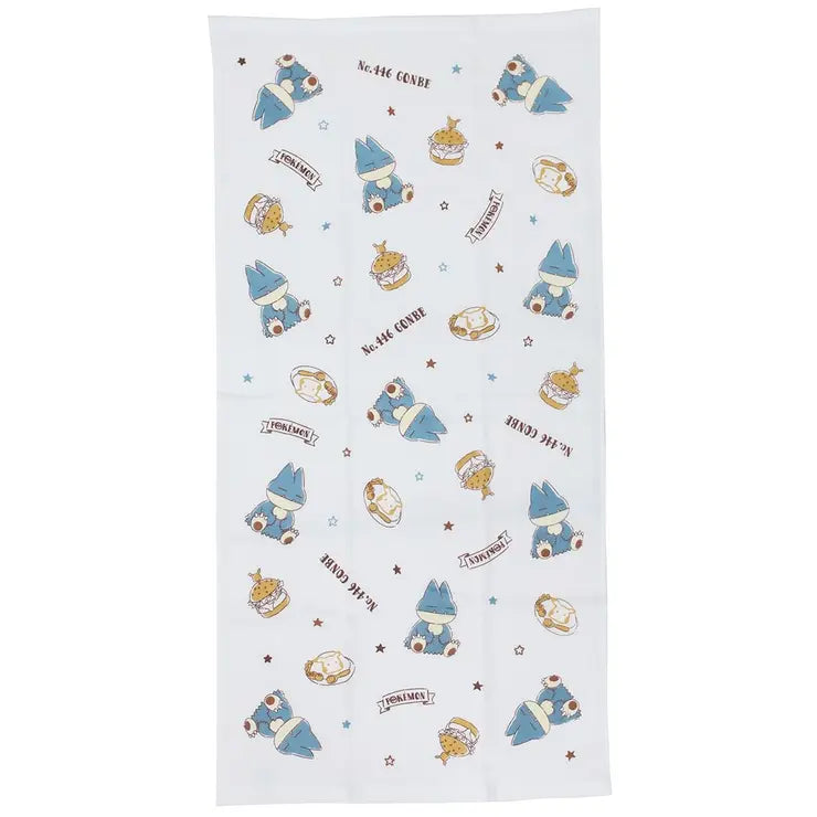 Pokémon Gauze Bath Towel 50x100cm - Munchlax