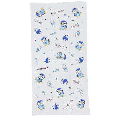 Pokémon Gauze Bath Towel 50x100cm - Piplup