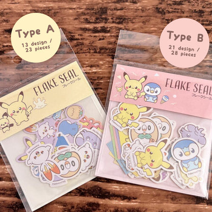 Pokemon Peaceful Place Flake Stickers - Type A