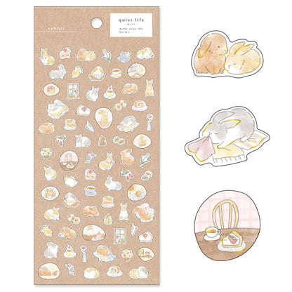 Mind Wave Quiet Life Mini Stickers - Rabbit