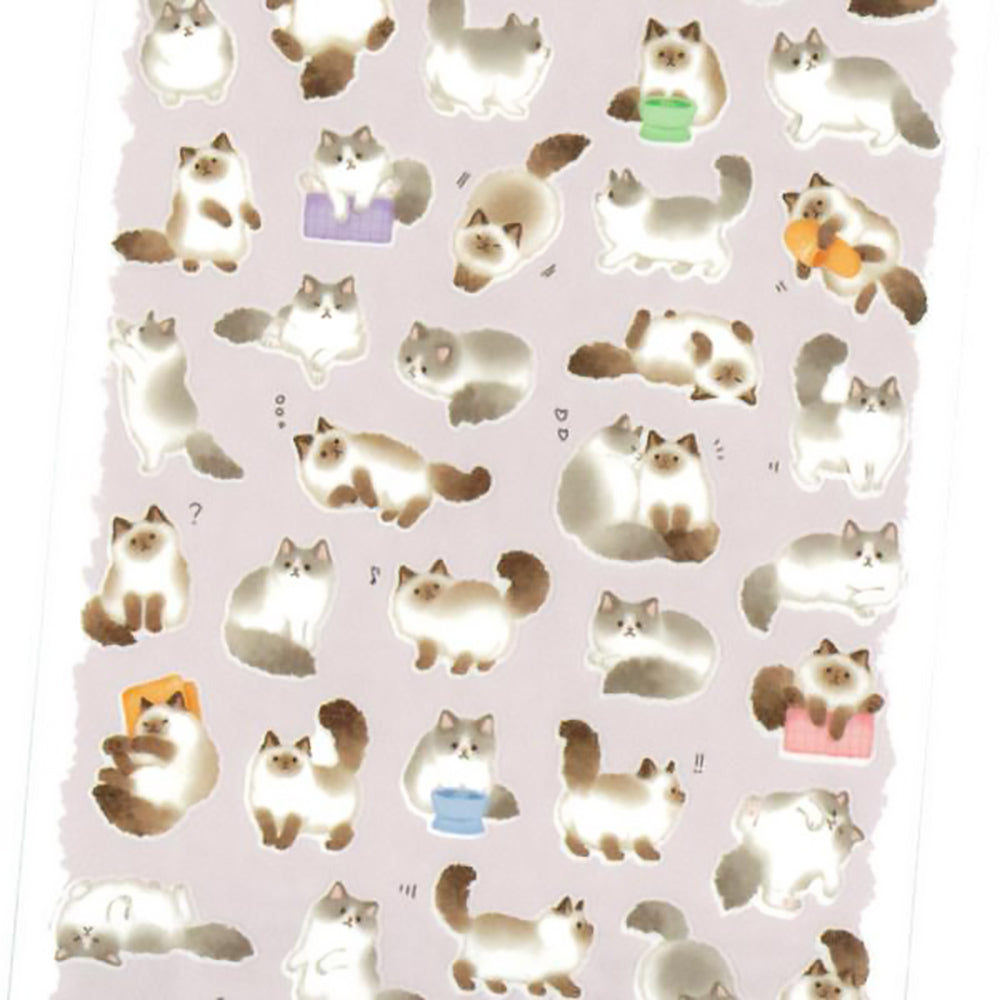 Mind Wave Mame Mame Baby Animal Stickers - Ragdoll Kitten