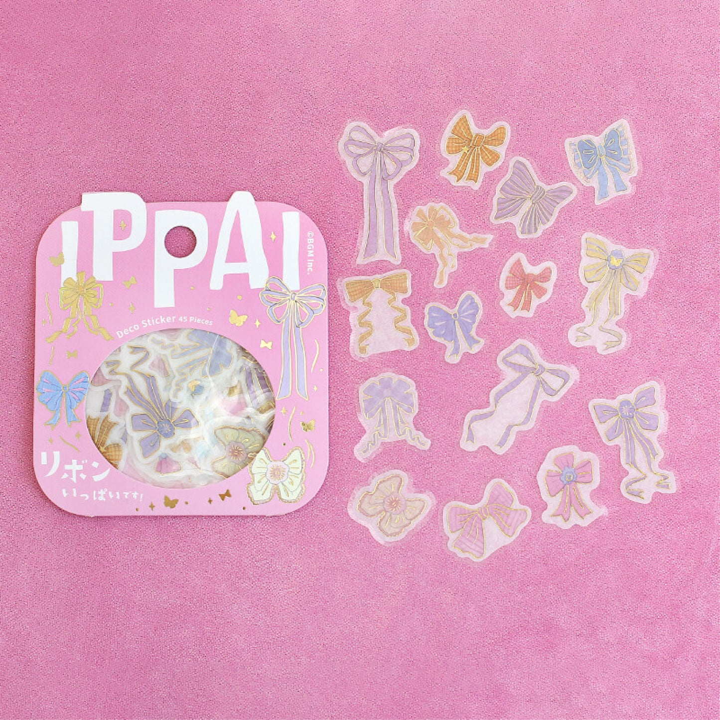 BGM IPPAI Foiled Flake Stickers - Full of Ribbons