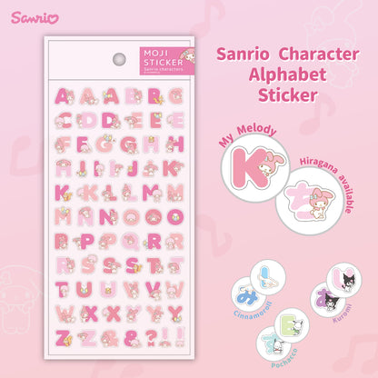 Sanrio Character Alphabet Stickers - My Melody