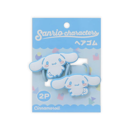 Sanrio Characters RunRun Chibirine Hair Tie 2pk - Cinnamoroll