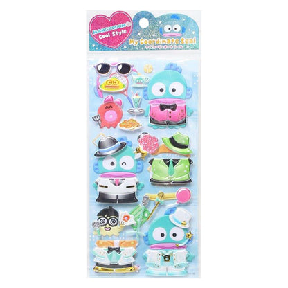 Sanrio Character My Coordinate Dressup Stickers - Hangyodon