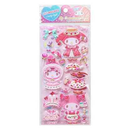 Sanrio Character My Coordinate Dressup Stickers - My Melody