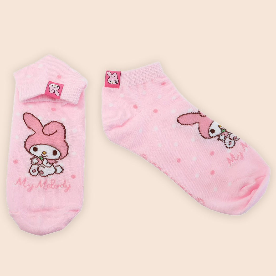 Sanrio Label Ankle Socks - My Melody