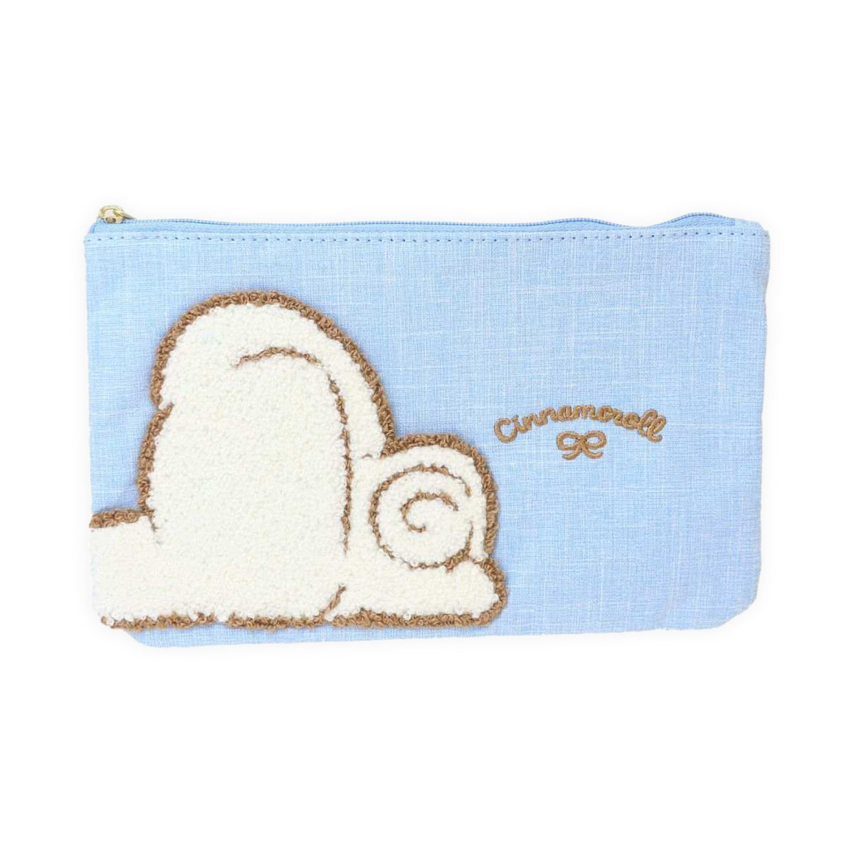 Sanrio Sagara Embroidery Flat Pouch - Laidback Cinnamoroll