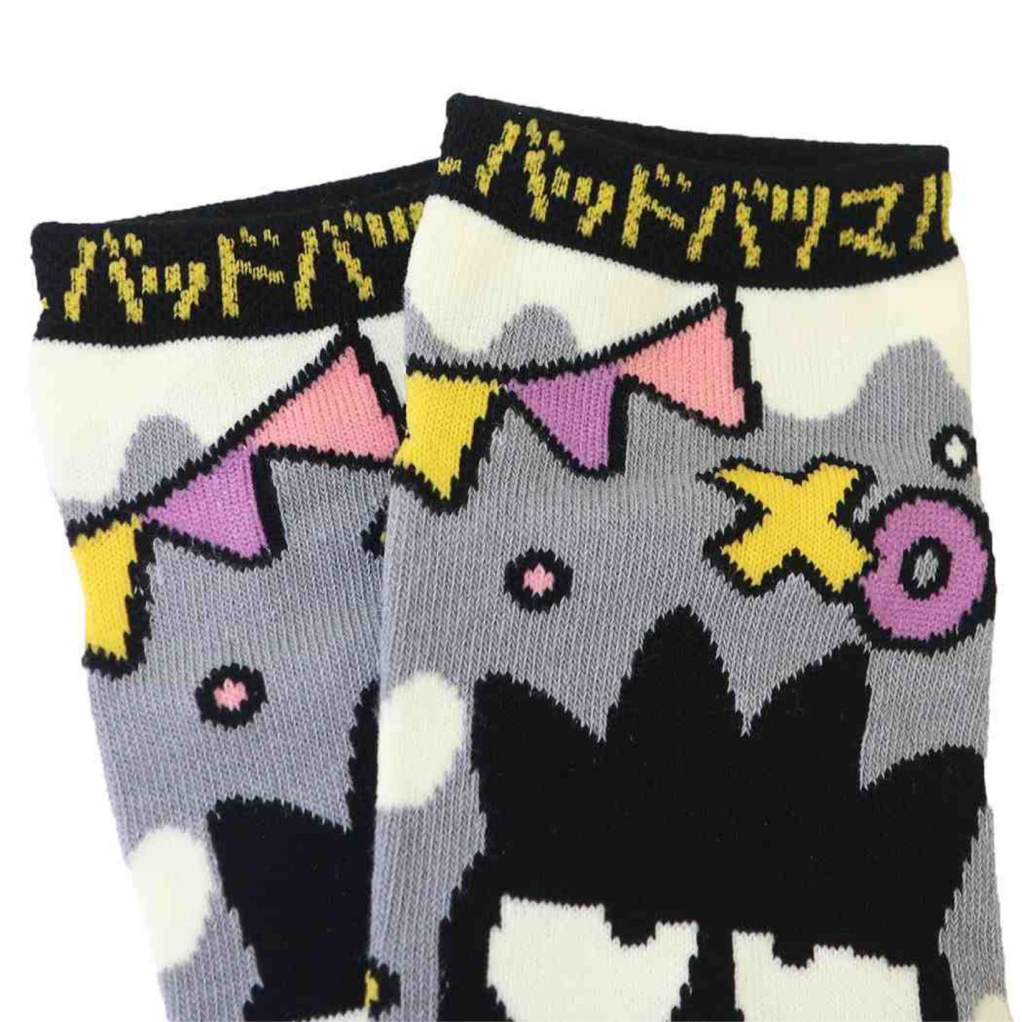 Sanrio Characters Retro Stage Jacquard Ankle Socks - Bad Badtz Maru