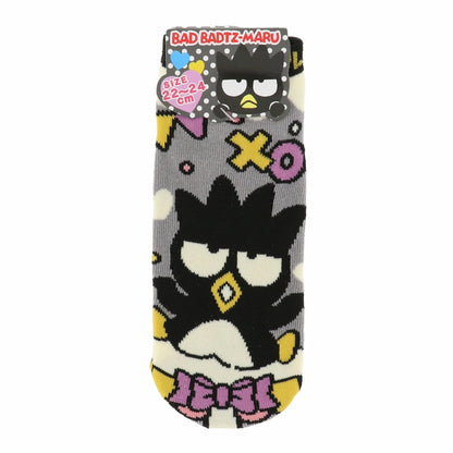 Sanrio Characters Retro Stage Jacquard Ankle Socks - Bad Badtz Maru